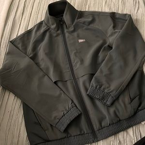 FIGS SYDNEY SCRUB JACKET DARK GREEN MOSS